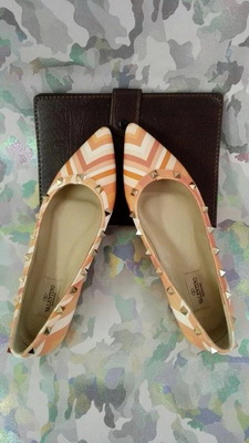 Valentino Shallow mouth flat shoes Women--074